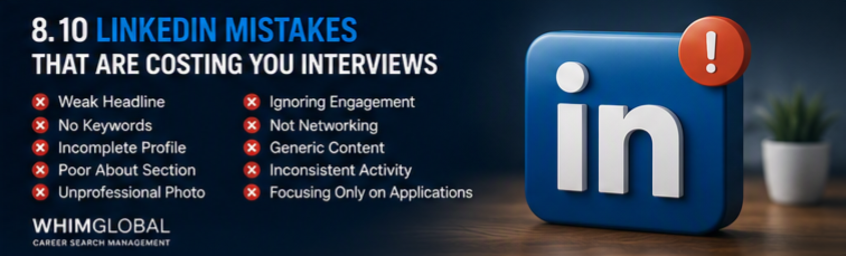 10 LinkedIn Mistakes That Are Costing You Interviews